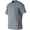 thumbnail image 1 of New Balance Men's Short Sleeve 3000 Baseball Batting Jacket Dark Grey XL, 1 of 2