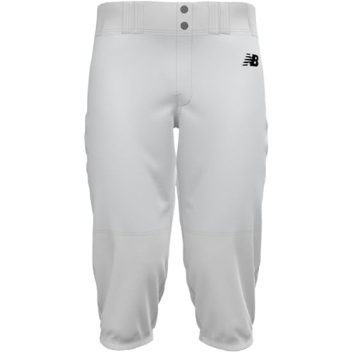 New Balance Men's Solid Knicker Baseball Pants White L