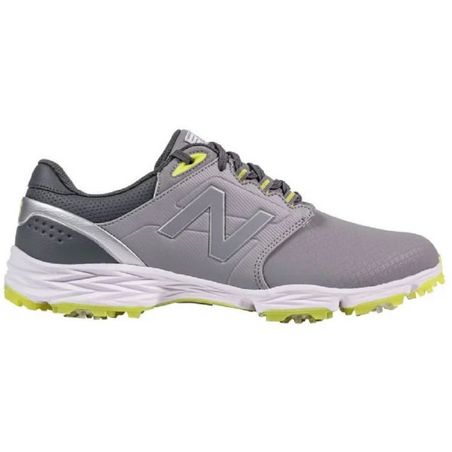 New Balance Men's Striker V3 Golf Shoes Grey/Yellow 2E 9.5