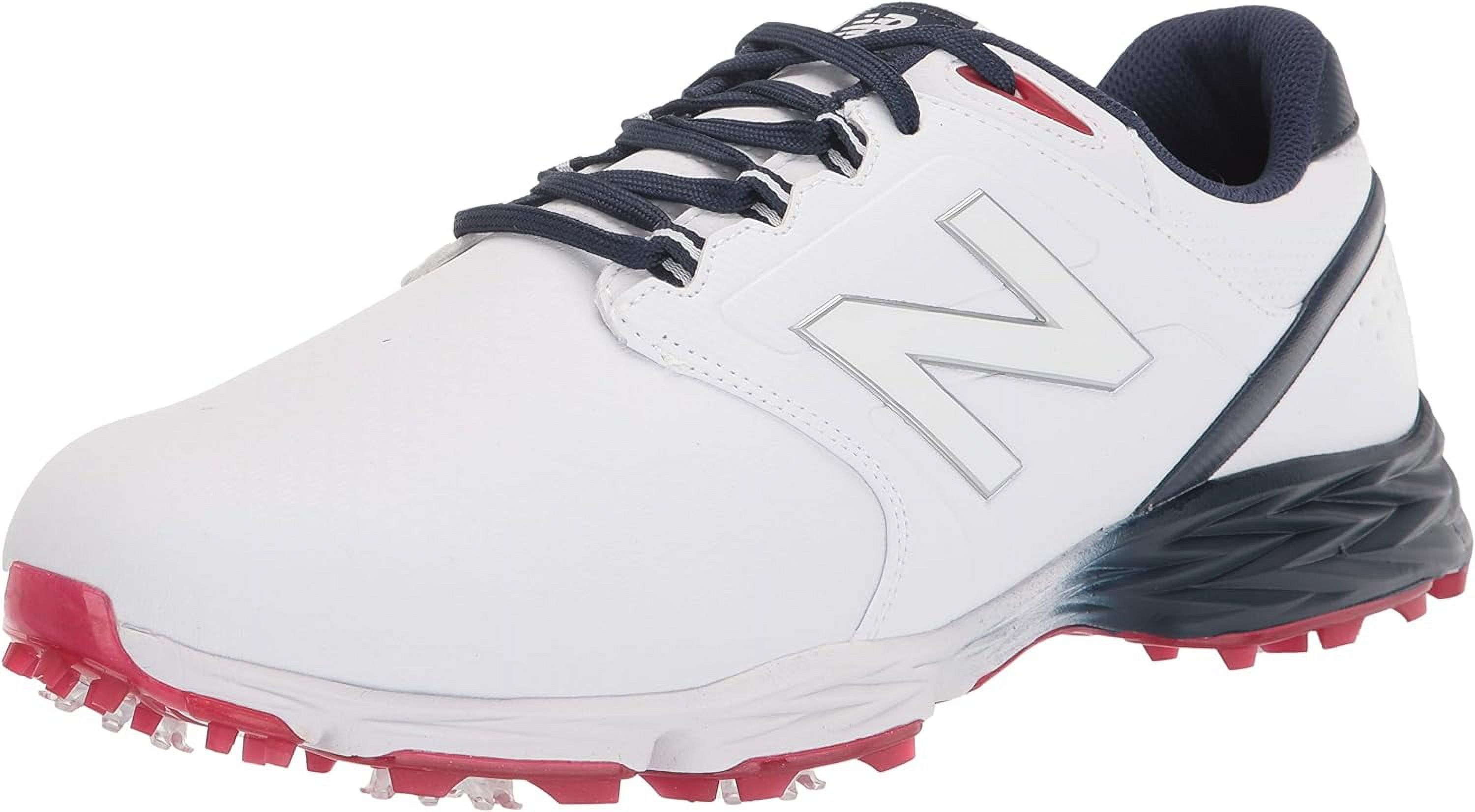New Balance Men's Striker V3 Golf Shoes White/Blue D 12 - image 1 of 8