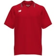 thumbnail image 1 of New Balance Men's Team Rally 2.0 Baseball Polo Red 2XL, 1 of 2