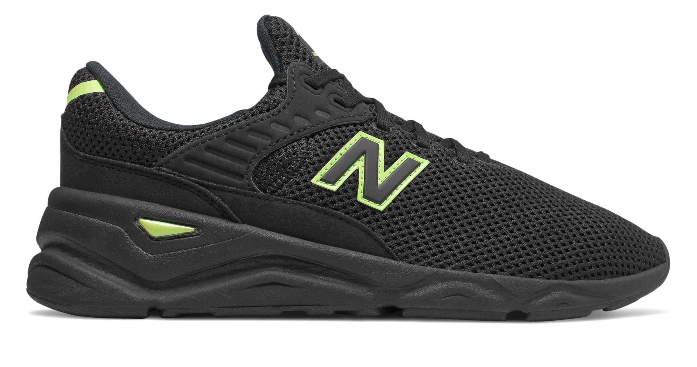 New Balance X-90 Men's Shoes Black/Bleached Lime Glo msx90-sca