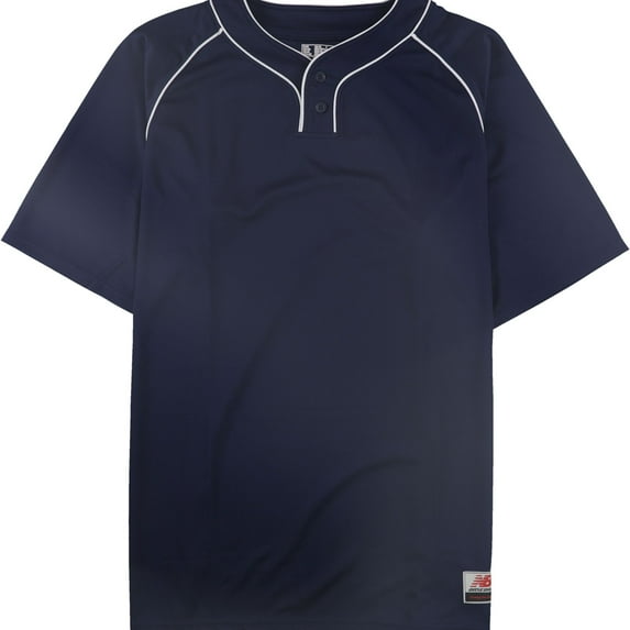 New Balance Mens 2-Button Jersey, Blue, XX-Large