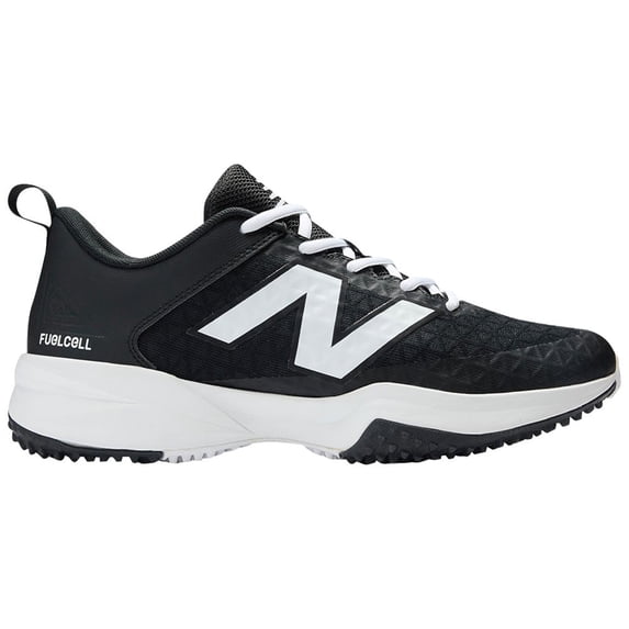 New Balance Mens 4040V8 Baseball Turfs Black/White 10