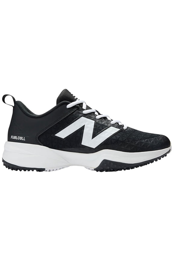 Mens 4040V8 Baseball Turfs Black/White 10