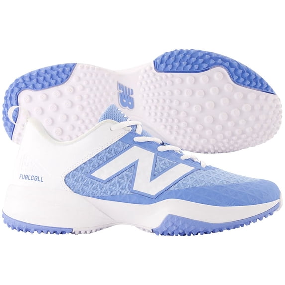 New Balance Mens 4040V8 Baseball Turfs Blue/White 14