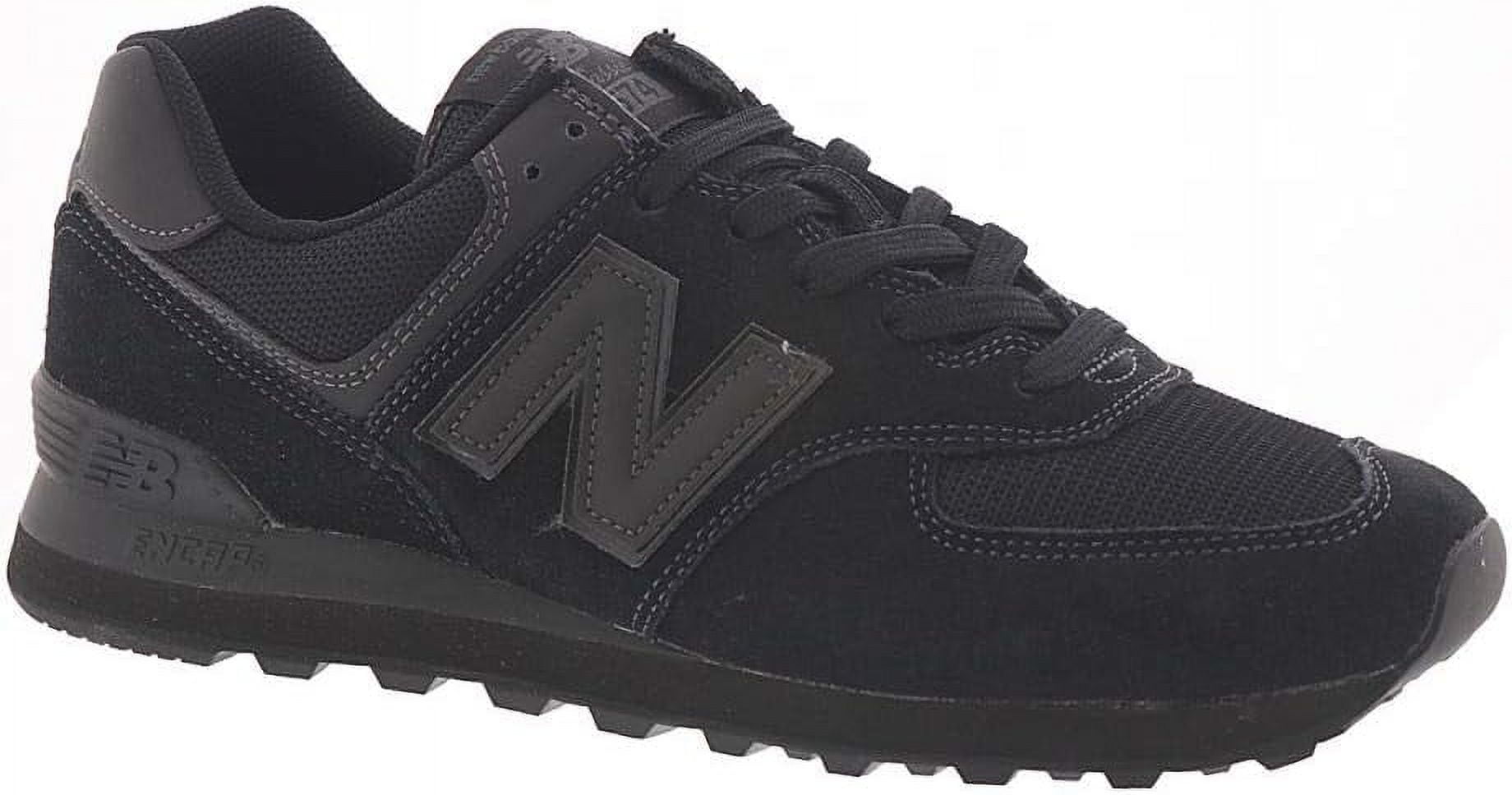 New Balance Mens 574 V2 Sneaker M11.5 W13 Black Walmart