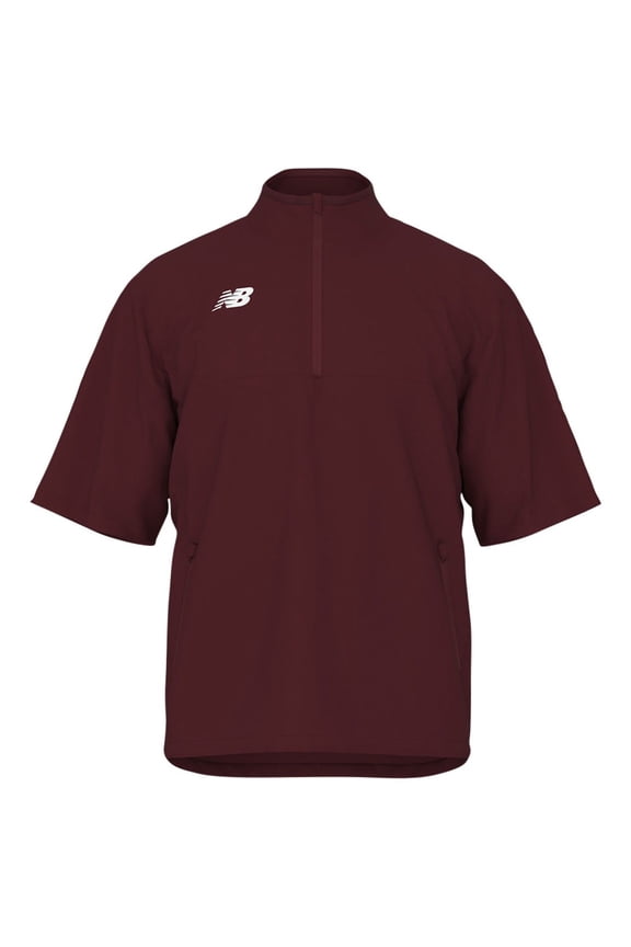 Mens Ascent Short Sleeve Cage Jacket Maroon M