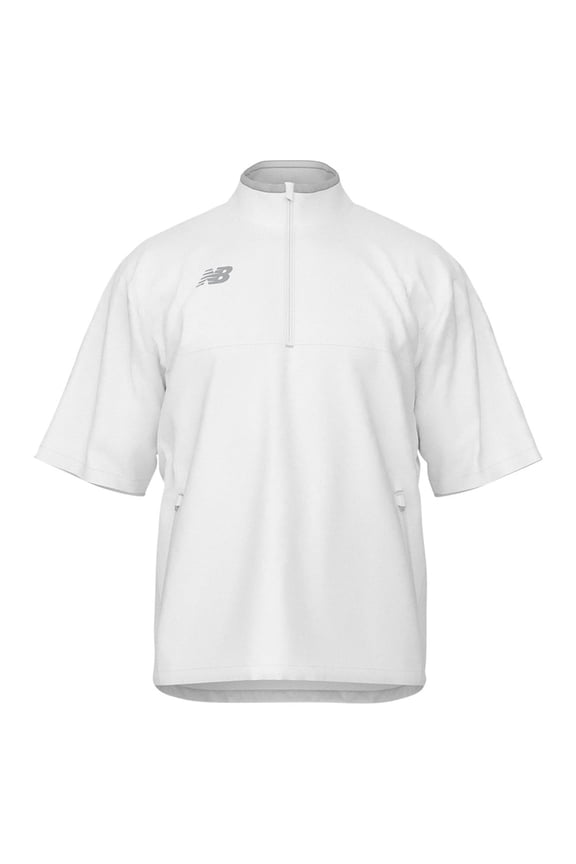 Mens Ascent Short Sleeve Cage Jacket White S