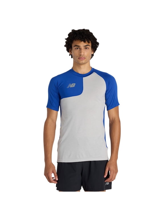 Mens Asym Top Right T-Shirt Royal XL