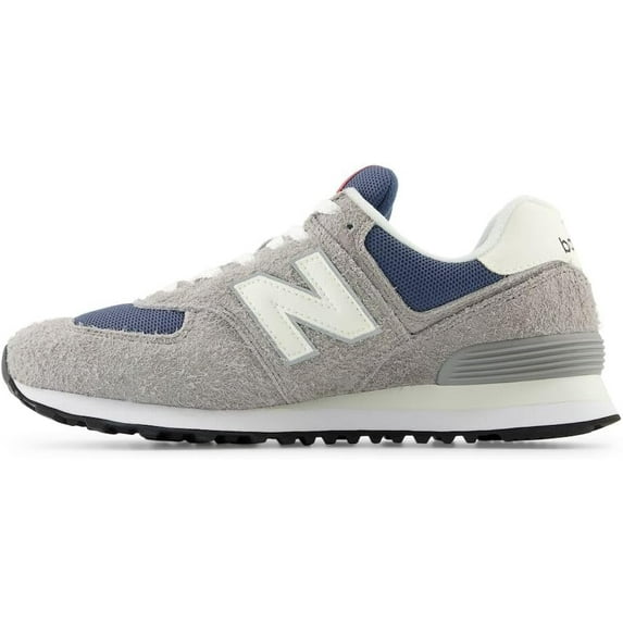 New Balance Mens WL574 Core Plus Collection Sneakers, M9/W10.5, Shadow Grey/Sea Salt