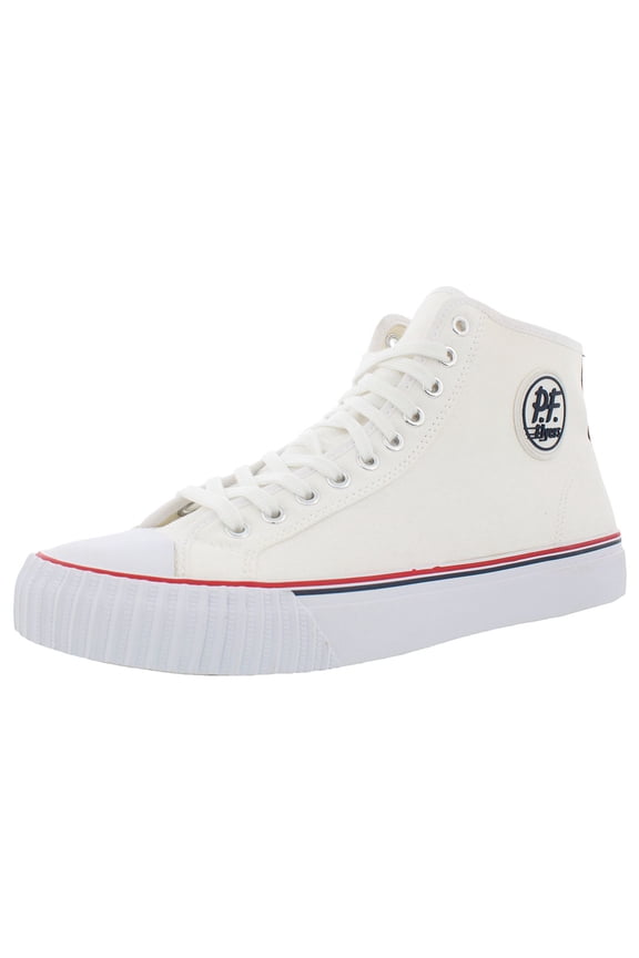 Center Hi Mens Shoes Size 8.5, Color: White
