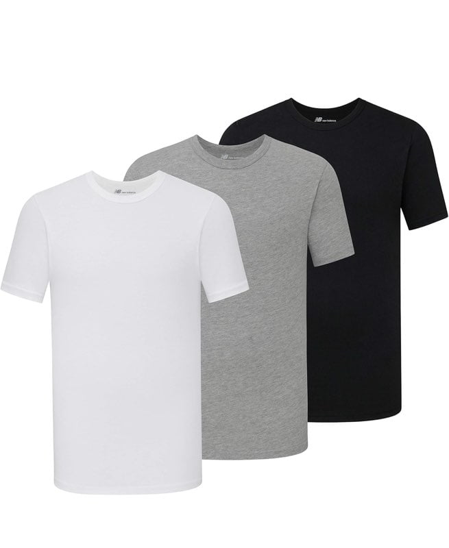 【新品】MIXTA BALANCE CREW T-SHIRTS New Balance Premium Crew Neck Cotton T-Shirts, 3-Pack Men's