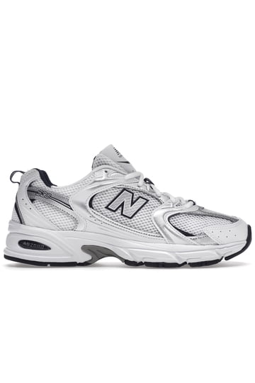 Silver And White New Balance