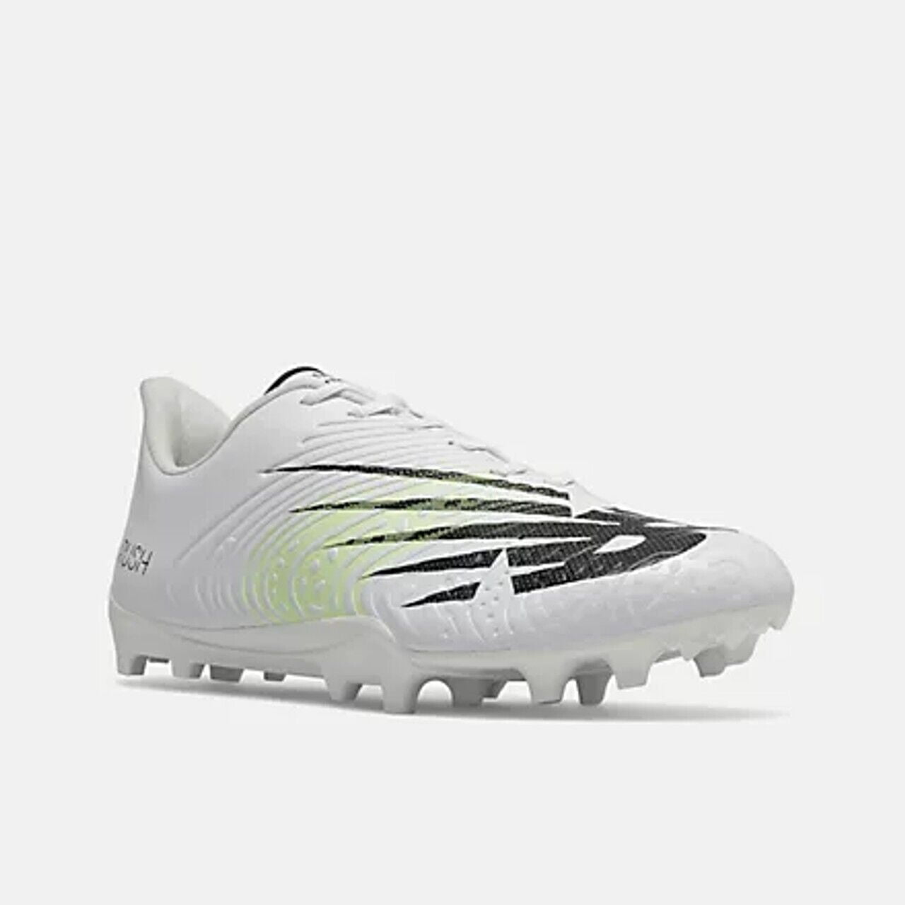 New Balance Rush V3 Low RUSHLW3 Men's White Black Lacrosse Cleats Size