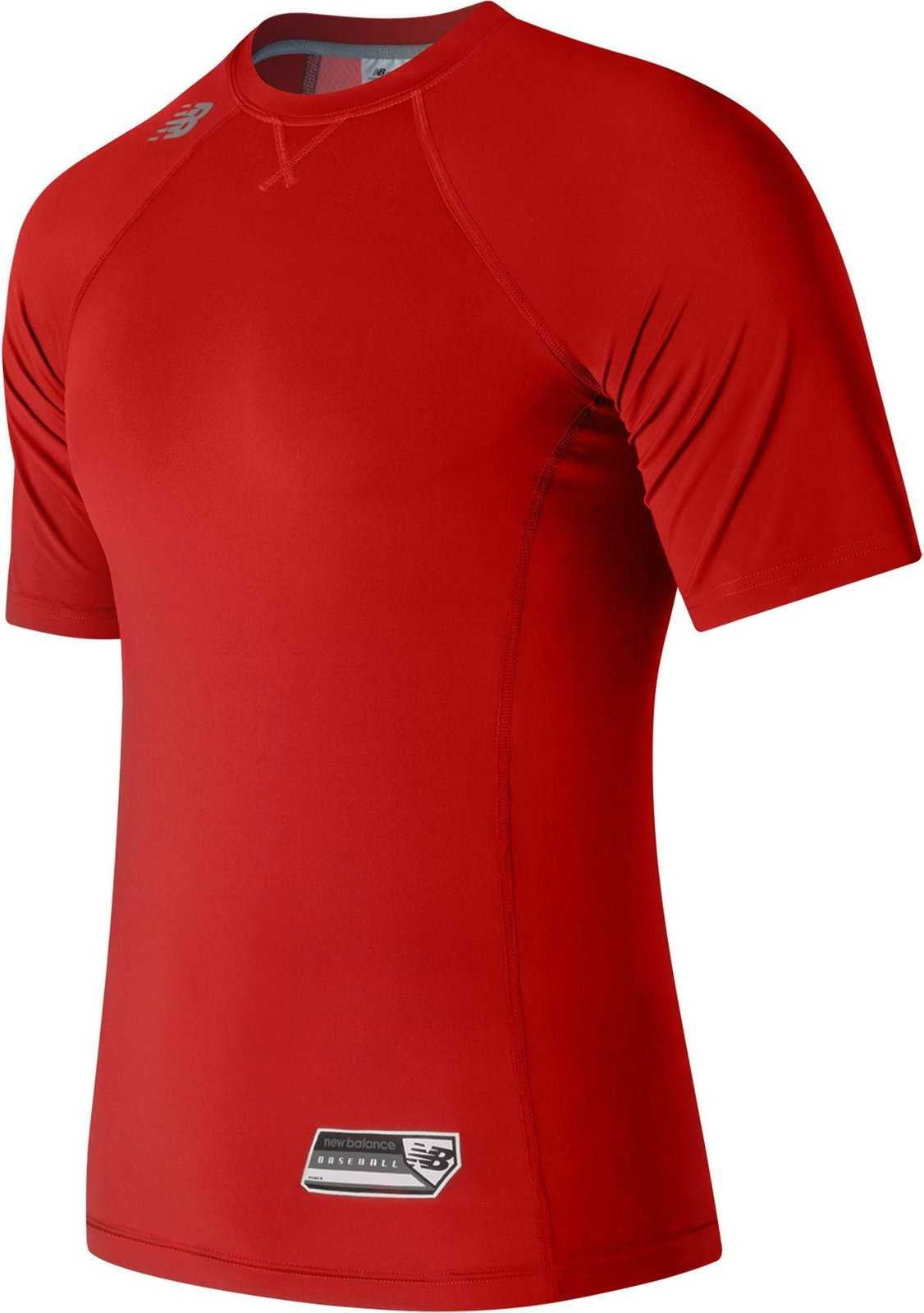 Red new balance shirt sale