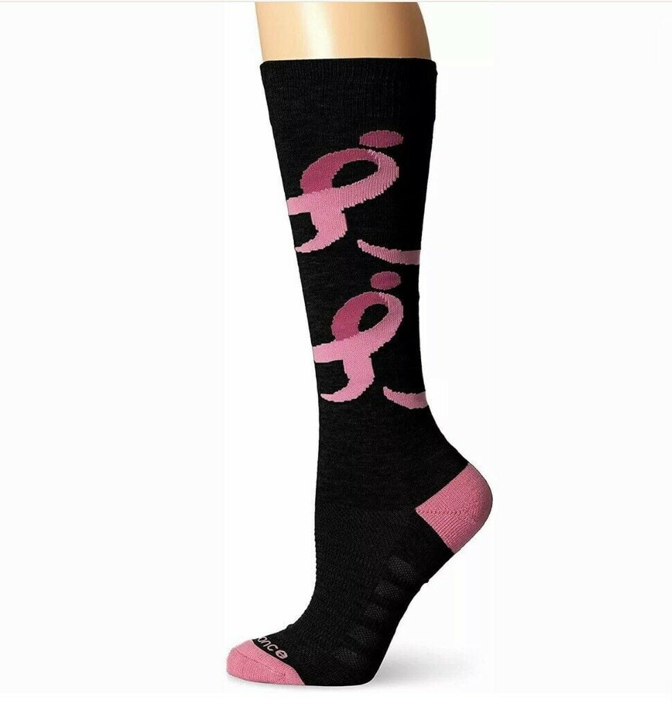 New Balance Susan G. Komen Lace Up Cure KneeHigh Black/Pink Unisex ...