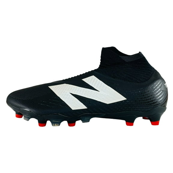 New Balance Tekela Pro FG v4+ Black White True Red Men's Laceless Soccer Cleats ST1FM45, Men's U.S. Shoe Size 11.5