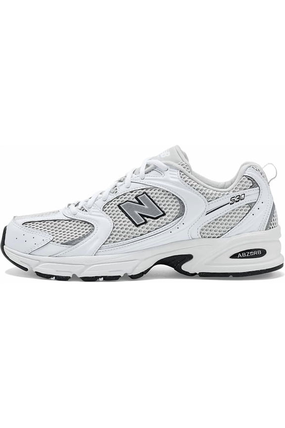 Unisex 530 Nb 103 White/Silver Metallic SIZE Mens 7 Womens 8.5 Medium