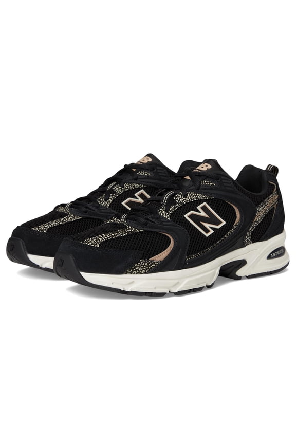 Unisex 530 Sneaker, Black/Flat Taupe, 12 US Men