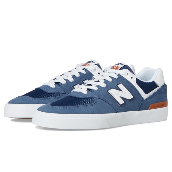 New Balance, Unisex, 574 Vulc, Indigo/White, Men 10, Women 11.5, Medium