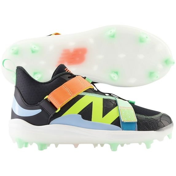 New Balance Unisex FuelCell Lindor v2 Composite Baseball Cleat Black/Multi 10