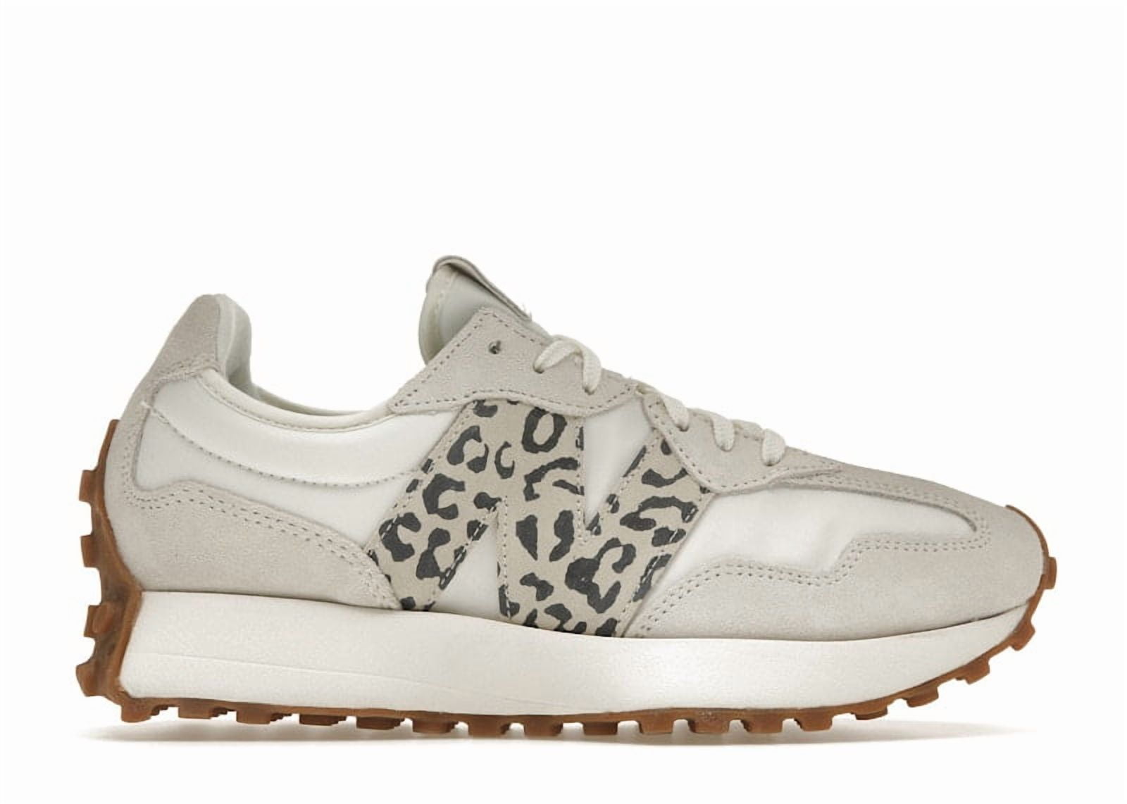靴 New Balance 327 Sea Salt Leopard Pantera New Balance Women's 327 Sea Salt Leopard Pantera Running Shoes