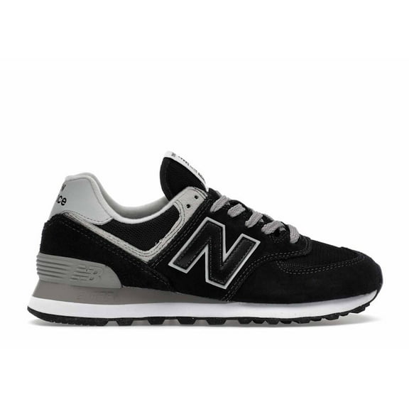 New Balance Women's 574 Black Grey Shoes, from StockX
