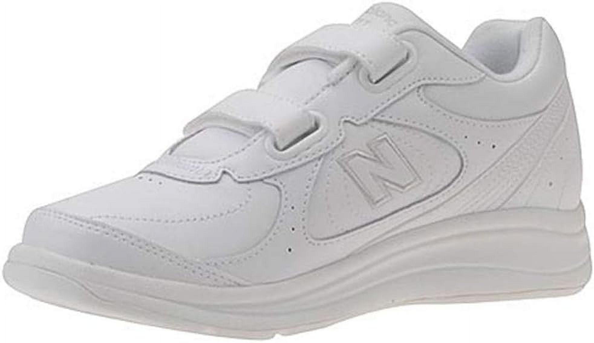 New Balance Women's 577 V1 Hook and Loop Walking Shoe 8.5 White