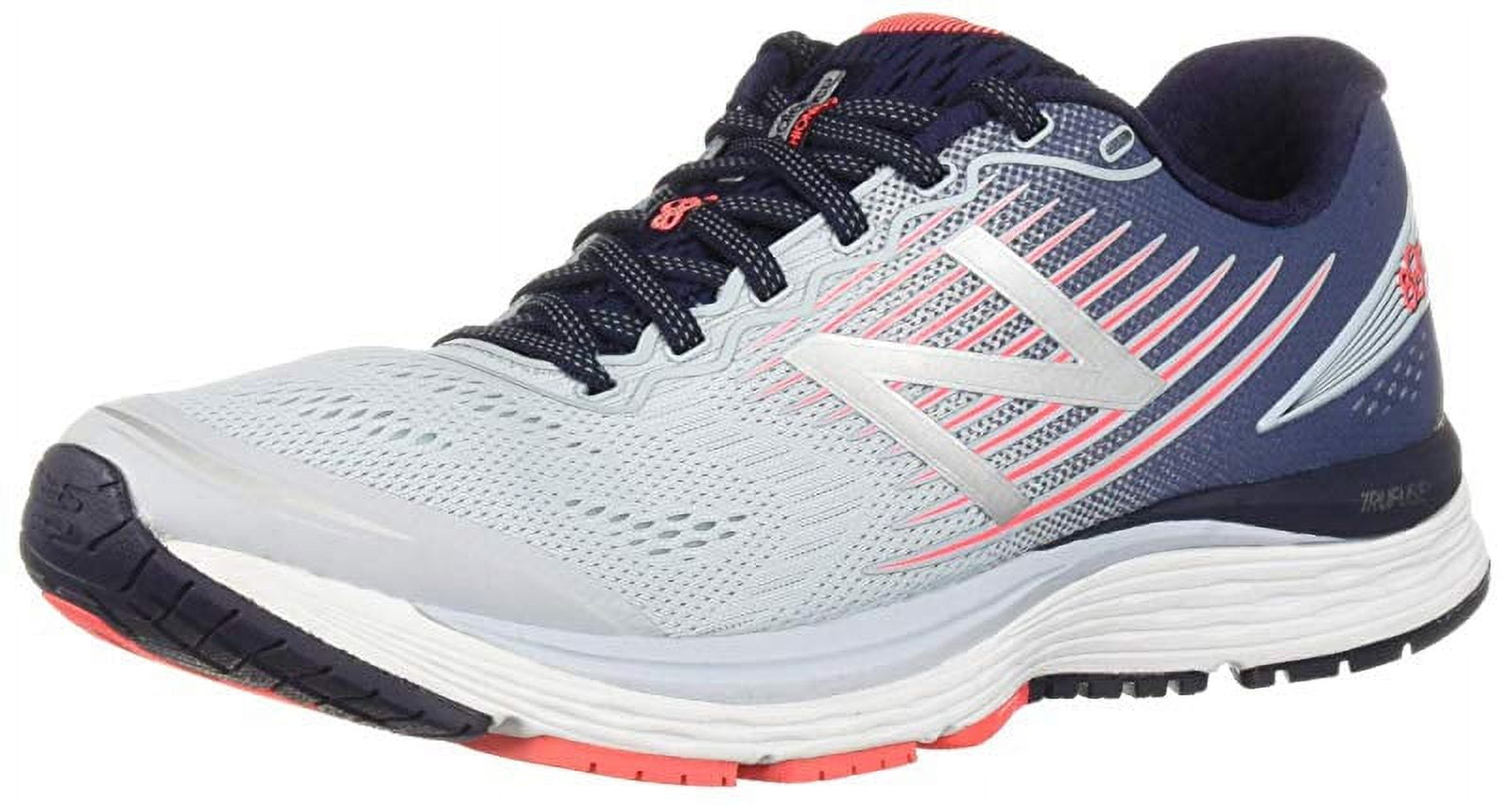 New Balance Women s 880V8 Running Shoe Light Blue Pigment Coral