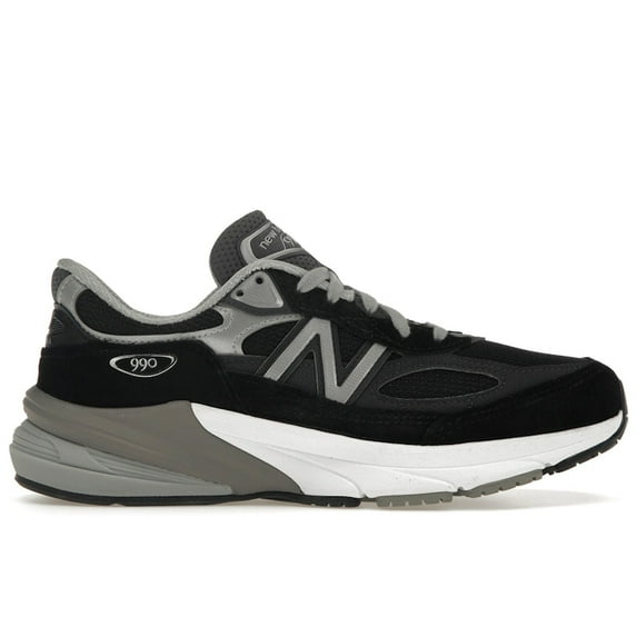 New Balance Women's 990v6 MiUSA Black Grey White Shoes, from StockX