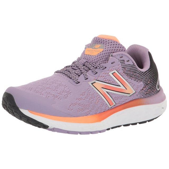 New Balance Women's Fresh Foam 680 V7 Running Shoe, Raw Amethyst/Black