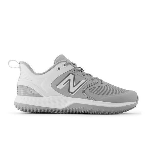 New Balance Women's Fresh Foam Velo V3 Fastpitch Softball Turf-Trainer Shoes Grey/White Medium 11