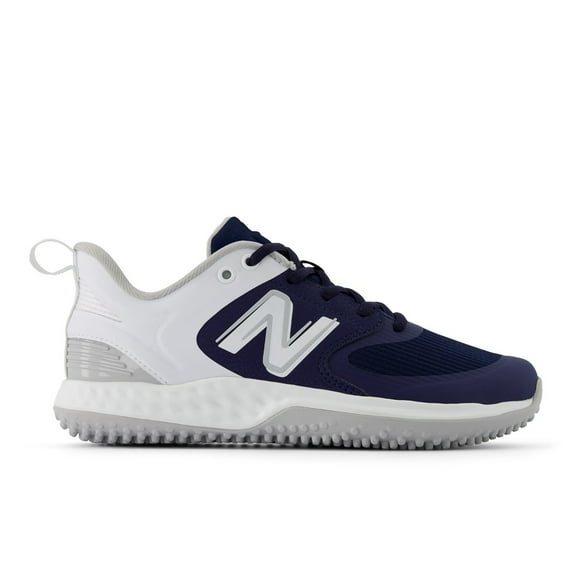 New Balance Women's Fresh Foam Velo V3 Fastpitch Softball Turf-Trainer Shoes Navy/White Medium 10