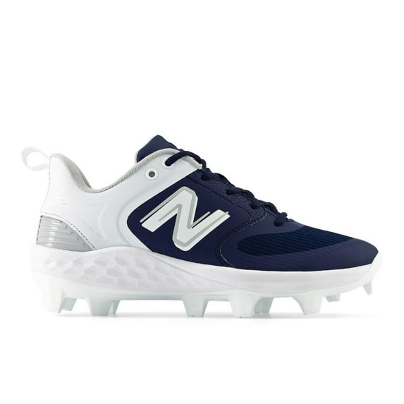 New Balance Women's Fresh Foam Velo V3 Molded Fastpitch Softball Cleat Navy/White Medium 8.5