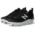 thumbnail image 1 of New Balance Women's Fresh Foam Velo V3 Softball Shoe, Black/White, 7 Wide, 1 of 6