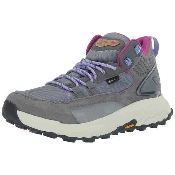 New Balance Women's Fresh Foam X Hierro V1 Mid-Cut Trail Running Shoe, Steel/Castlerock/Magenta, 10 Wide