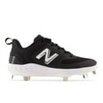 thumbnail image 1 of New Balance Women's Fresh Foam X Velo V3 Low Metal Fastpitch Softball Cleats Black/White Medium 10.5, 1 of 5
