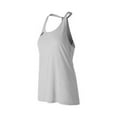 thumbnail image 1 of New Balance Women's Game Changer Tank Top Tee T-Shirt Racerback (Silver, S), 1 of 2
