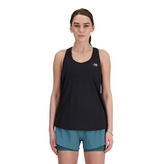 New Balance Women's Impact Run Tank, Black, Medium
