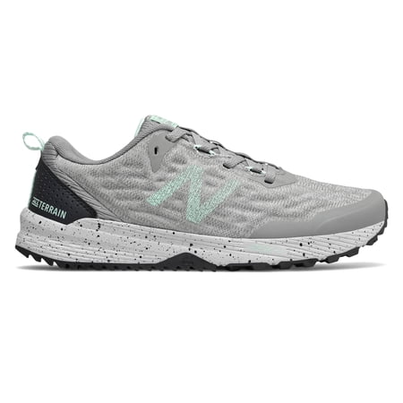 New Balance Women's NITREL v3 Trail Shoes Grey with Green