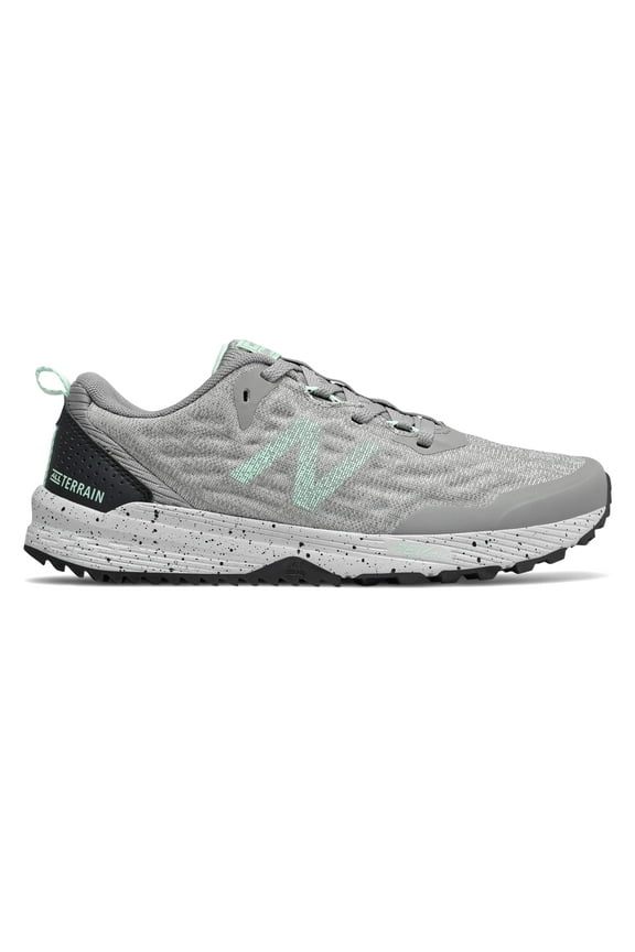 Women's NITREL v3 Trail Shoes Grey with Green