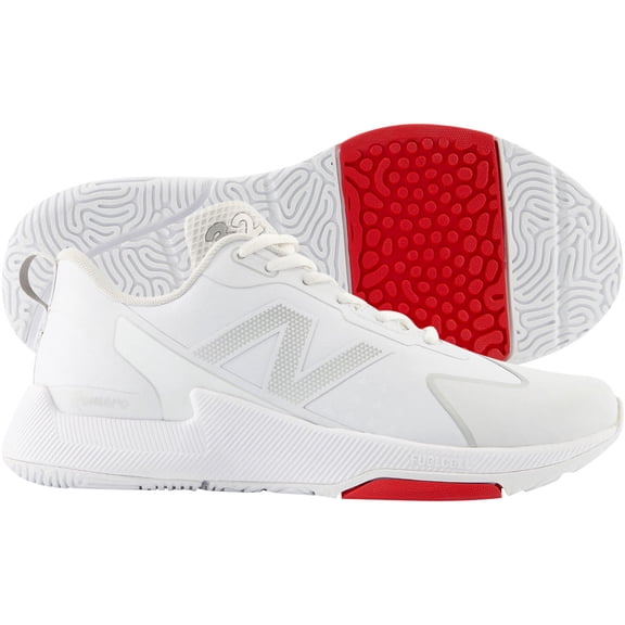 New Balance Women's Romero Duo Fastpitch Softball Turf Shoes White/Silver 9.5