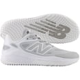 thumbnail image 1 of New Balance Women's VELOv4 Fastpitch Softball Turf Shoes Grey/White 8, 1 of 5