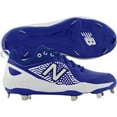 thumbnail image 1 of New Balance Women's Velov2 Fastpitch Softball Low Metal Cleats Royal/White B 8.5, 1 of 6
