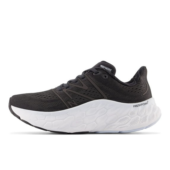 New Balance Women's WMORV4 Running Shoe, Black/Starlight, 10.5 Wide