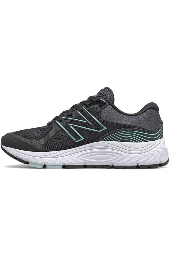 Womens 840 V5 Running Shoe 6.5 Black/Storm Blue
