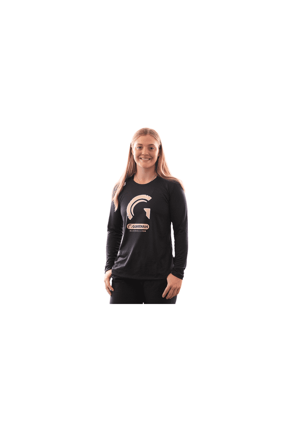 Womens Long Sleeve Tech T-Shirt Black M
