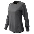 thumbnail image 1 of New Balance Womens Long Sleeve Tech T-Shirt Dark Grey S, 1 of 2