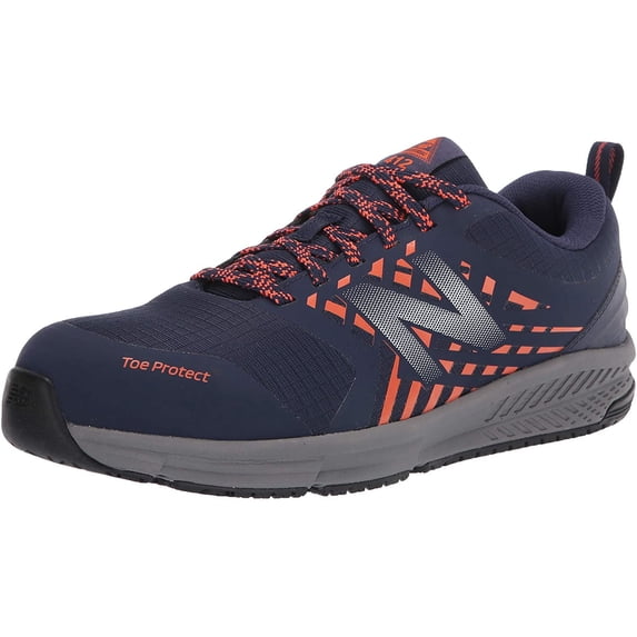 New Balance Work 412 Alloy Toe Navy Orange Castlerock